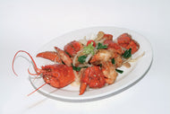 P1. Stir Fried Lobster with Ginger & Green Onion